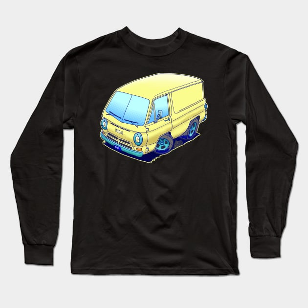 Classic Dodge A100 van just car Long Sleeve T-Shirt by Andres7B9